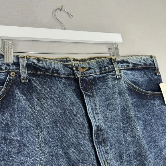 Vintage Levi's Mens Jeans 42x30 Blue Cotton Tapered Leg Deadstock Made in USA - Picture 5 of 16